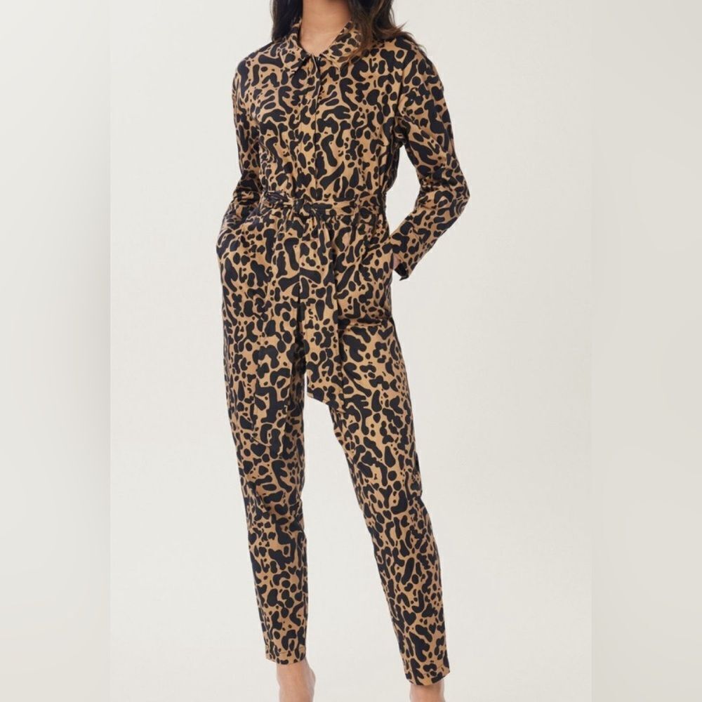 LITA by Ciara X Revolve Born Free Jumpsuit In Printed Organic Cotton Sz S NWOT